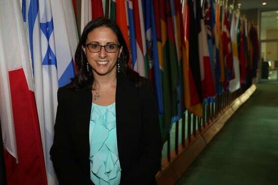 שרה וייס-מעודי. "הישג חשוב לישראל" // צילום: משלחת ישראל לאו"ם